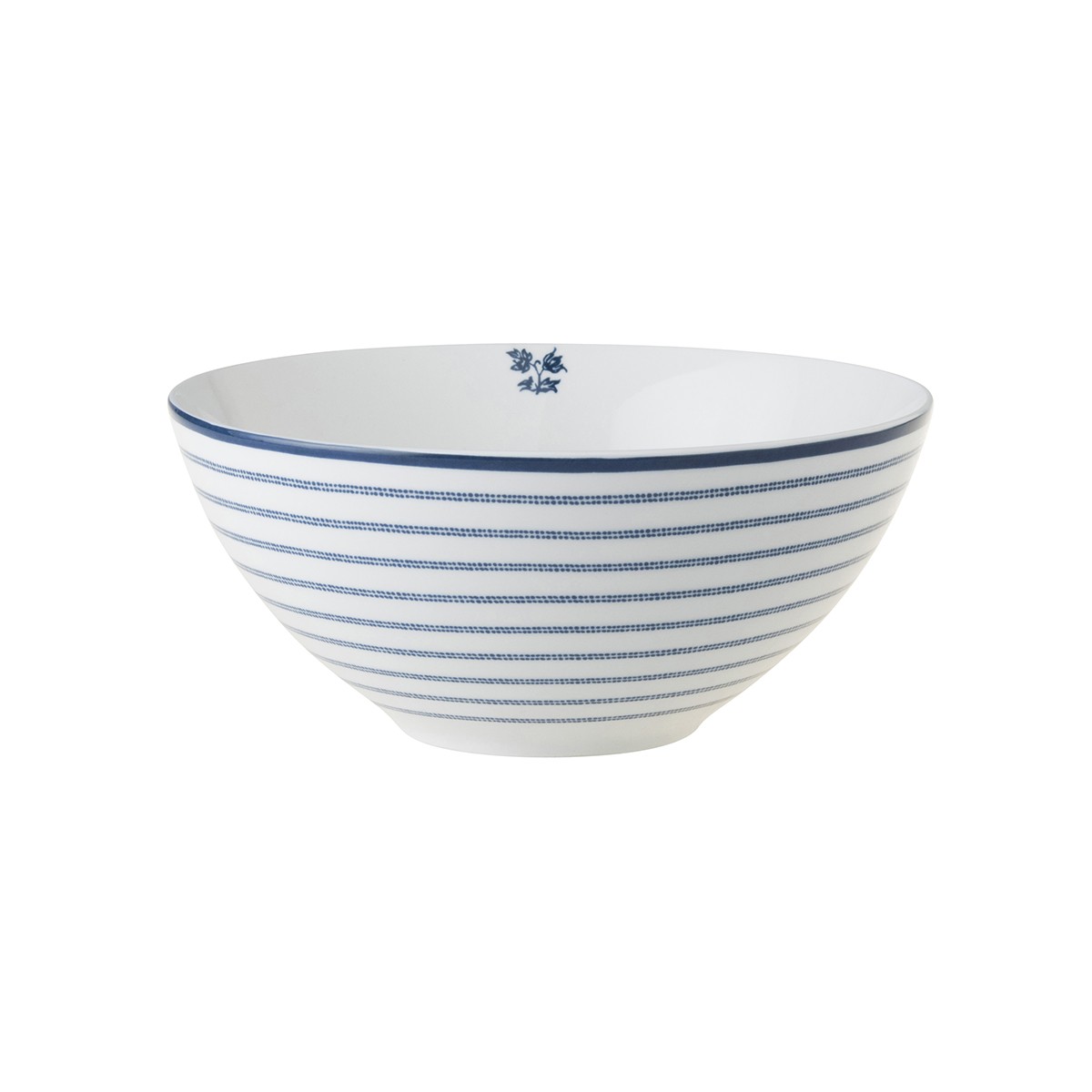 Laura Ashley Μπολ Πρωινού Fine Bone China Candy Strip 16cm Blueprint