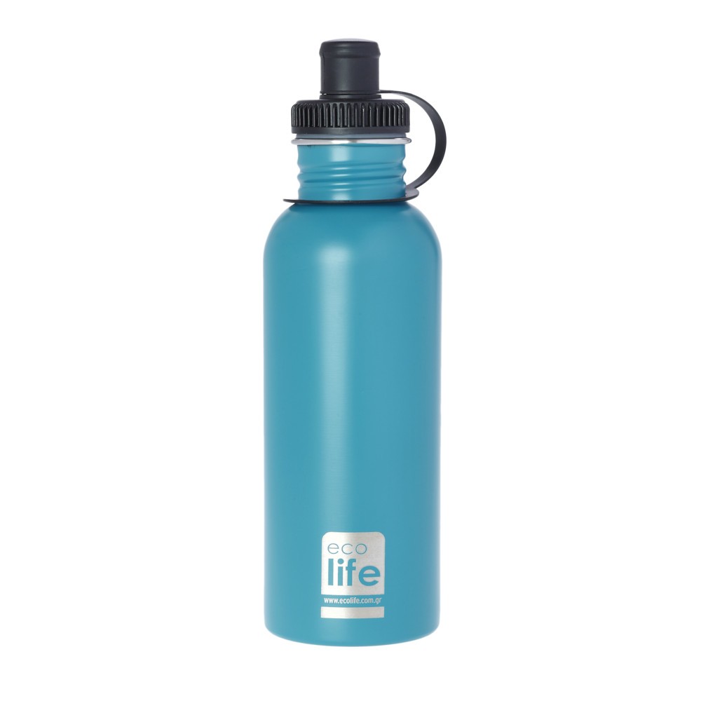Παγούρι EcoLife Μεταλλικό Ανοξείδωτο Aqua 600ml