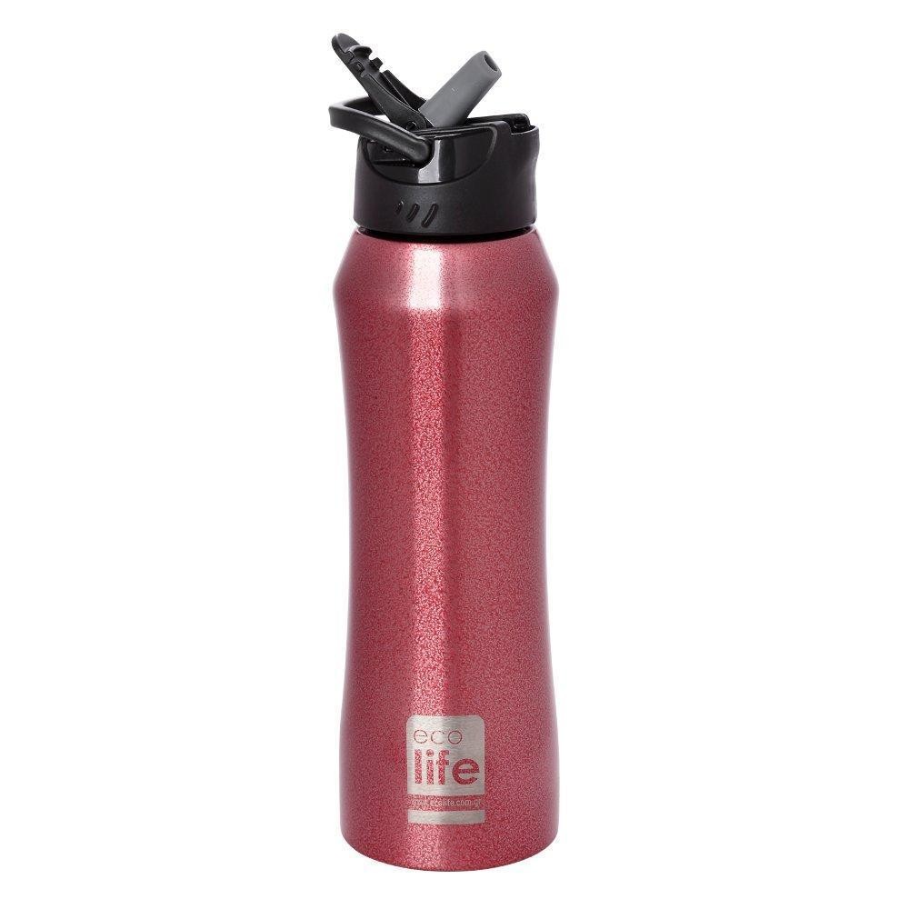 EcoLife Θερμός Μεταλλικό Ανοξείδωτο Red Thermos 550ml