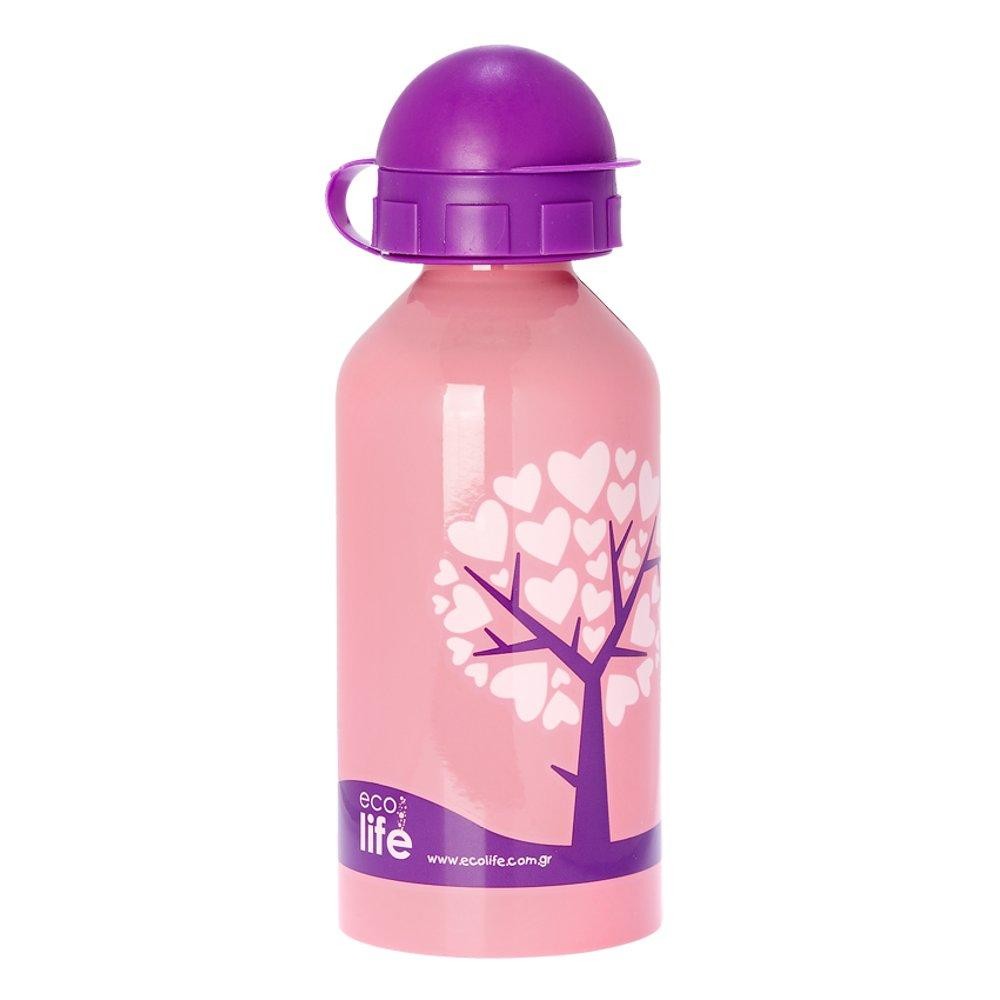 Παγούρι EcoLife Μεταλλικό Ανοξείδωτο Love Tree 500ml