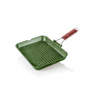 Γκριλιέρα Dr. Green Χυτού Αλουμινίου 36cm Risoli Γκριλιέρα Dr. Green Χυτού Αλουμινίου 36cm Risoli