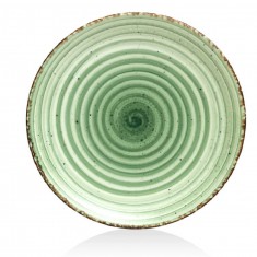Πιατέλα Στρογγυλή Πορσελάνης Avanos Green 30cm Gural