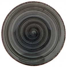 Πιατέλα Στρογγυλή Πορσελάνης Avanos Anthracite 30cm Gural