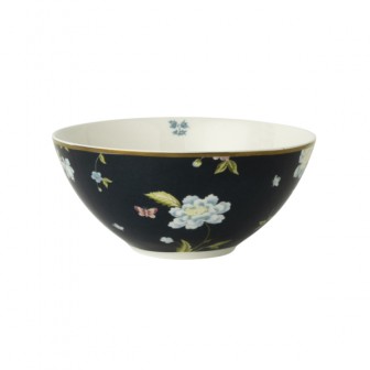 Μπολ Πρωινού Laura Ashley Midnight Uni 16cm Fine Bone China Heritage