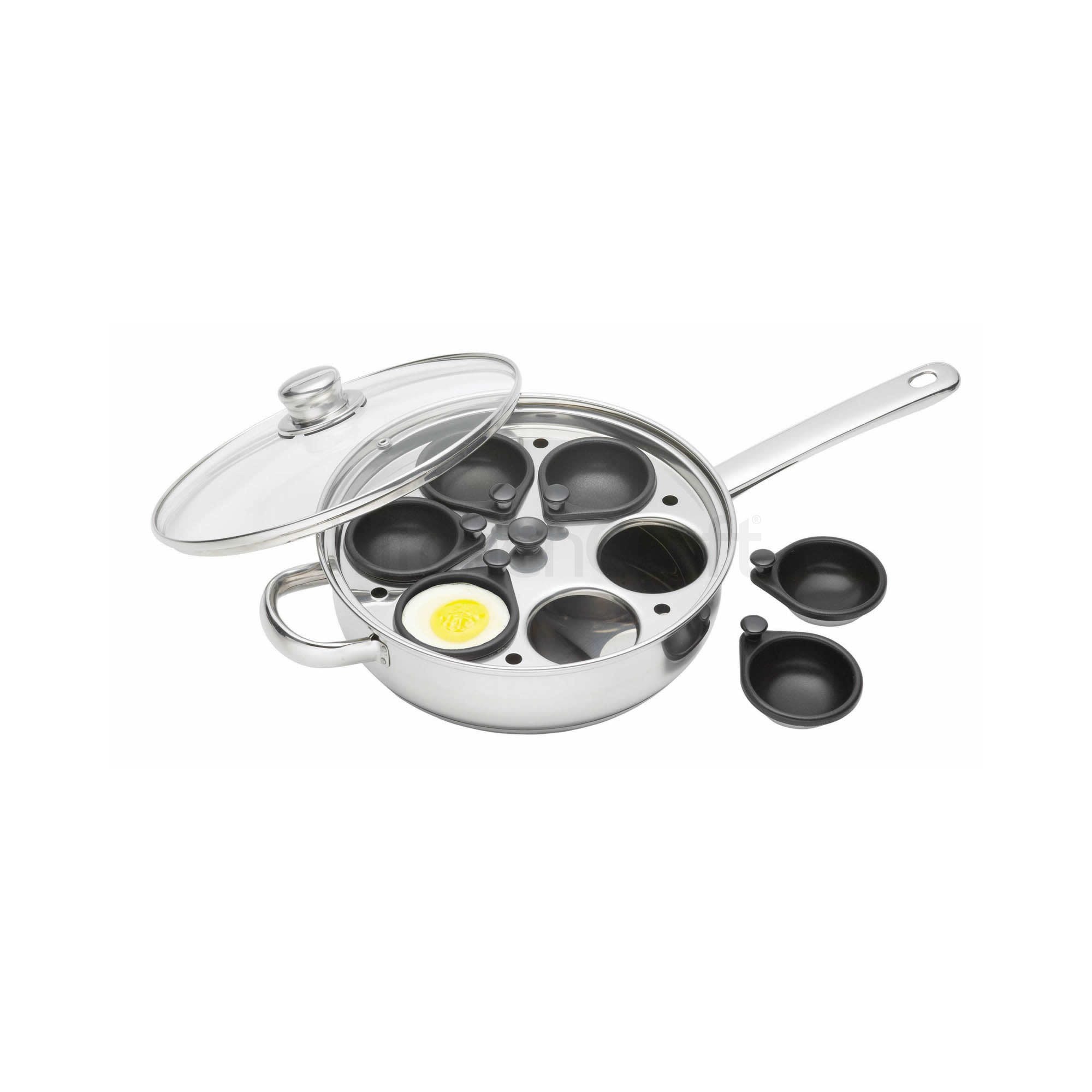Κατσαρόλα – Τηγάνι Για Αυγά Ποσέ 6 Θέσεων Kitchencraft
