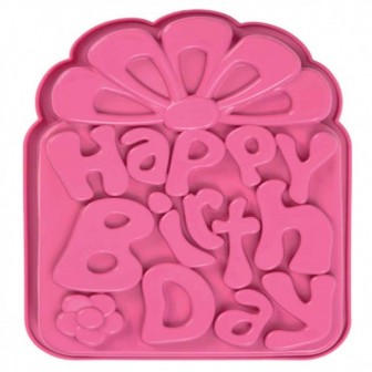 Φόρμα Σιλικόνης Happy Birthday Pavoni Φόρμα Σιλικόνης Happy Birthday Pavoni