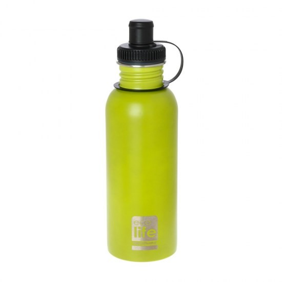 Παγούρι EcoLife Μεταλλικό Ανοξείδωτο Lemon 600ml