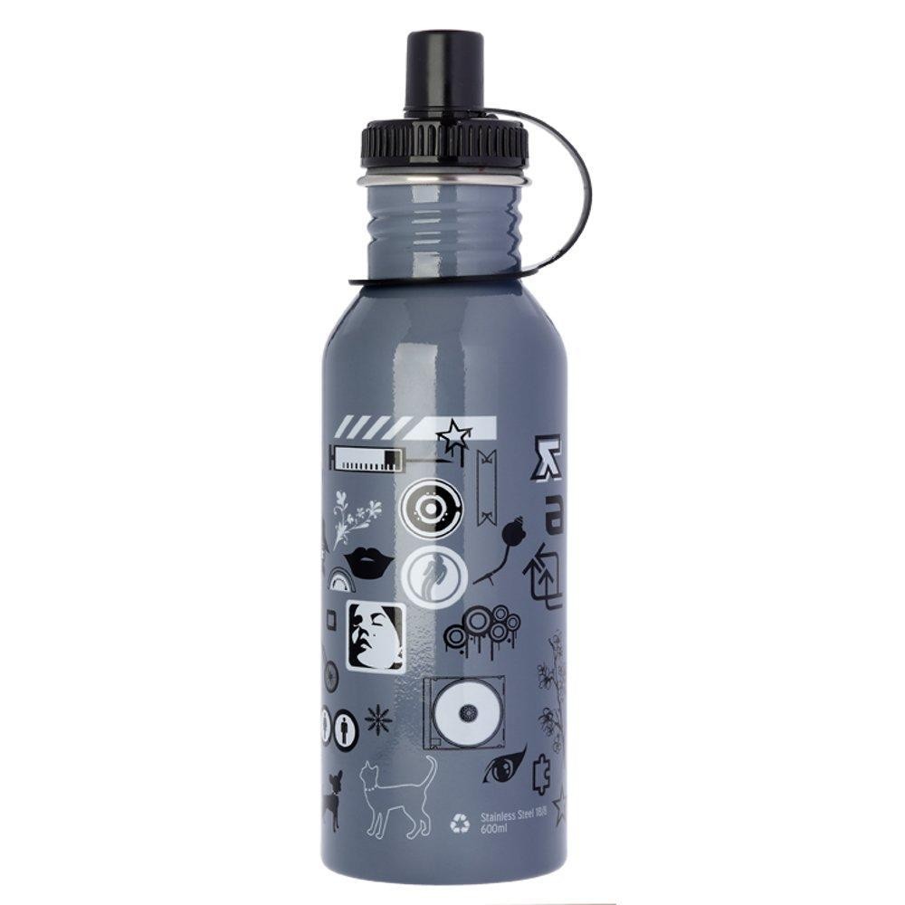 Παγούρι Eco Life Μεταλλικό Ανοξείδωτο Trends 600ml