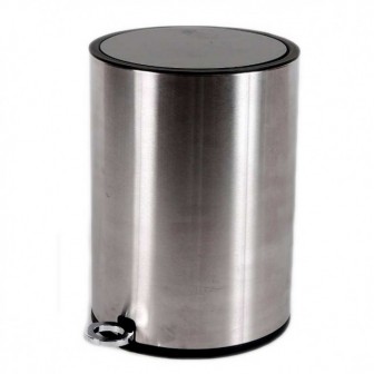 Πεντάλ Μεταλλικό Στρογγυλό 6lit. Inox Mat Marva Home Πεντάλ Μεταλλικό Στρογγυλό 6lit. Inox Mat Marva Home