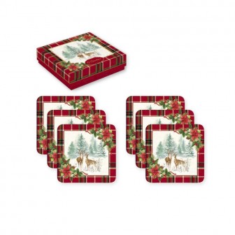 Σουβέρ Σετ 6 τμχ. Winter Forest R2S Σουβέρ Σετ 6 τμχ. Winter Forest R2S