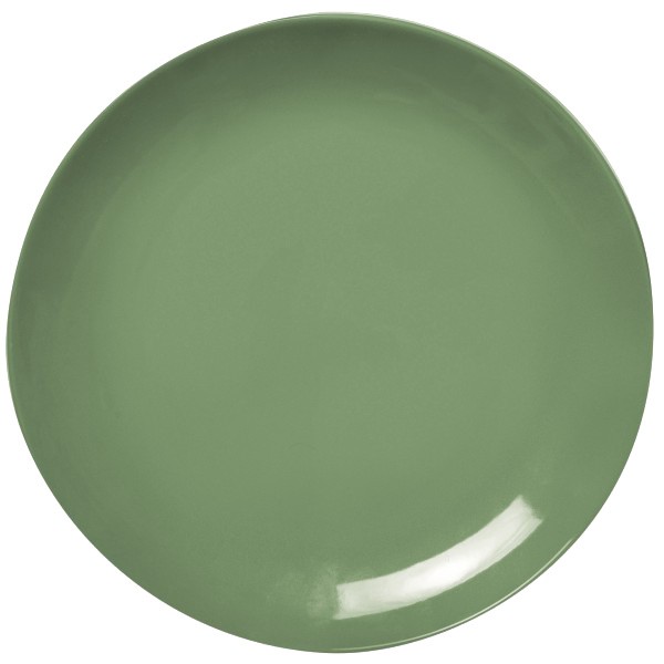 Happy Ware Πιάτο Ρηχό 21cm Κεραμικό Πράσινο Alfa