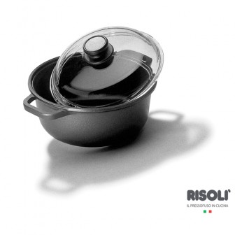 Χύτρα Αντικολλητική Blackplus 24cm Risoli Χύτρα Αντικολλητική Blackplus 24cm Risoli