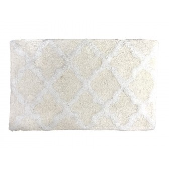 Πατάκι Μπάνιου Βαμβακερό Vivian Beige 50x80cm Πατάκι Μπάνιου Βαμβακερό Vivian Beige 50x80cm