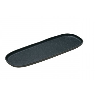Πιατέλα Οβάλ Πορσελάνης granite Μπλε Μπεζ 50,5cm. Πιατέλα Οβάλ Πορσελάνης granite Μπλε Μπεζ 50,5cm.