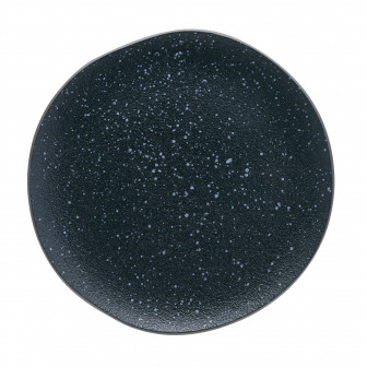 Πιάτο Ρηχό Πορσελάνης Iron Granite Μπλε Μπεζ 24cm