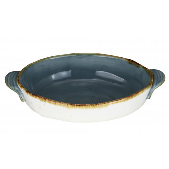 Ταψί Πυρίμαχο Country Οβάλ Μπλε 27cm Marva Home Ταψί Πυρίμαχο Country Οβάλ Μπλε 27cm Marva Home