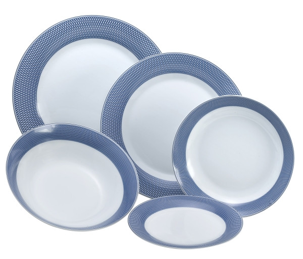 Σερβίτσιο Φαγητού Elipsis Blue 20τμχ. Fashion Home