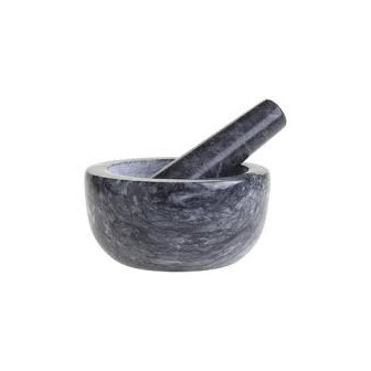Γουδί & Γουδοχέρι Μάρμαρο 12cm Black Look Secret Gourmet Γουδί & Γουδοχέρι Μάρμαρο 12cm Black Look Secret Gourmet
