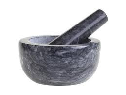 Γουδί & Γουδοχέρι Μάρμαρο 12cm Black Look Secret de Gourmet