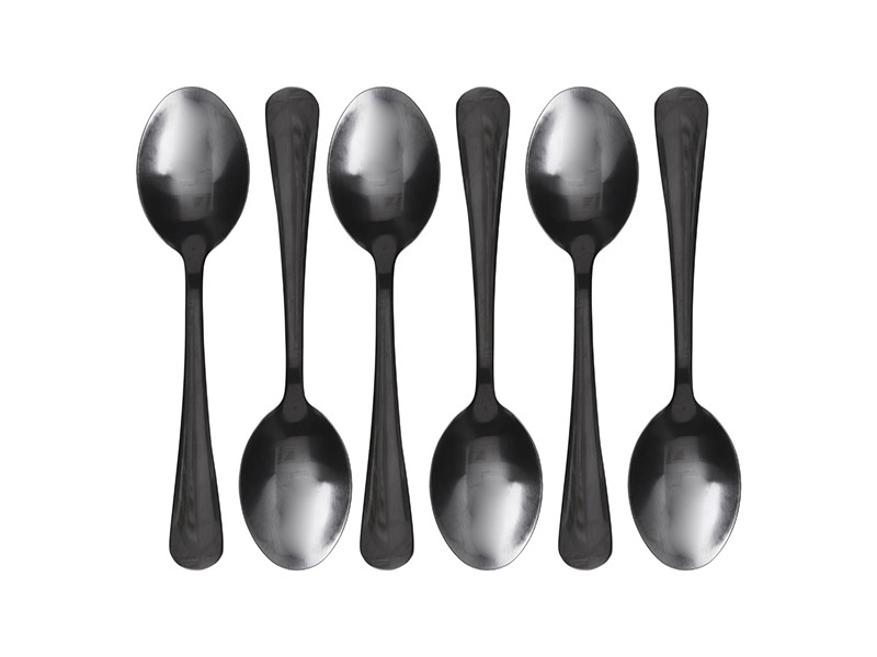 Κουταλάκια Γλυκού Black Σετ 6Τμχ Secret de Gourmet
