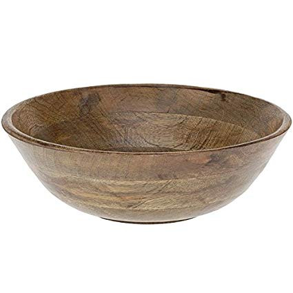 Μπολ Ξύλινο Mango 30cm H&S Collection