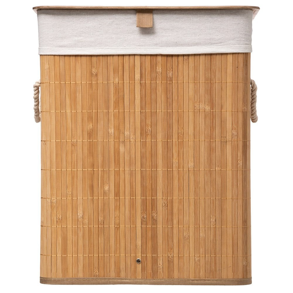 Καλάθι απλύτων Bamboo Τετράγωνο Natural 5Five