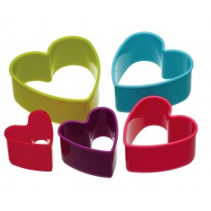 Κουπ-Πατ Σετ 5Τμχ. Καρδιά Colourworks By Kitchencraft