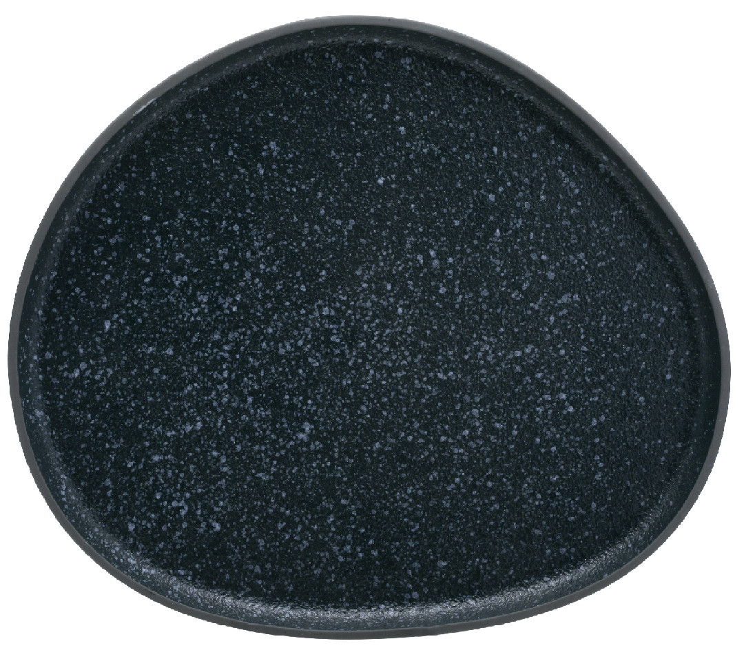 Πιατέλα Πορσελάνης Στρογγυλή 34cm Iron granite Μπλε HFA