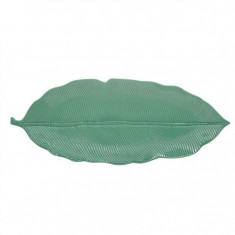 Πιατέλα Πορσελάνης Leaves Πράσινη R2S 47cm