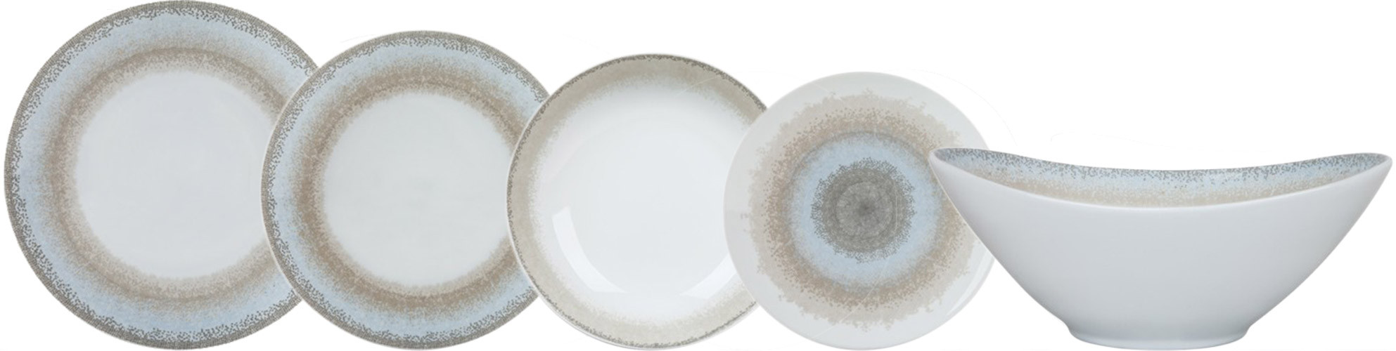 Σερβίτσιο Φαγητού Apeiron Beige 20τμχ. Ionia