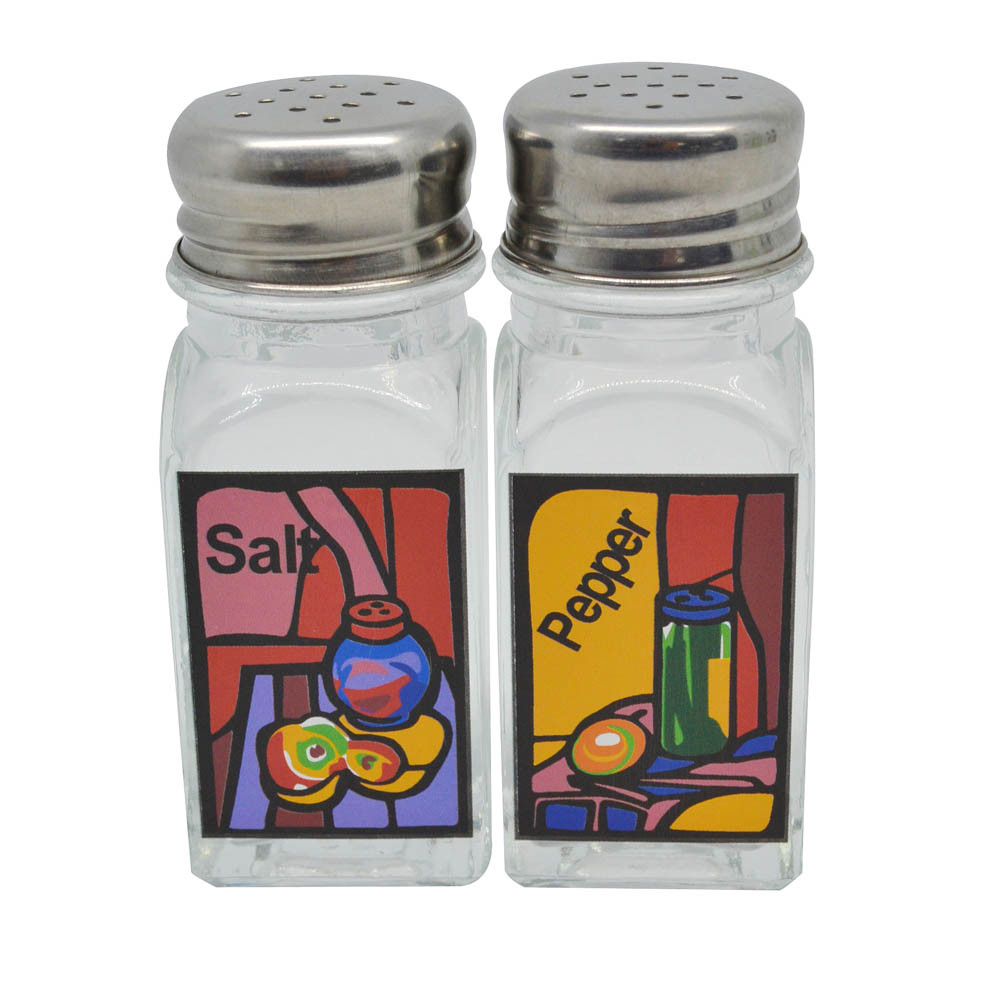 Αλατοπίπερο Γυάλινο Σετ 2τμχ.50ml.