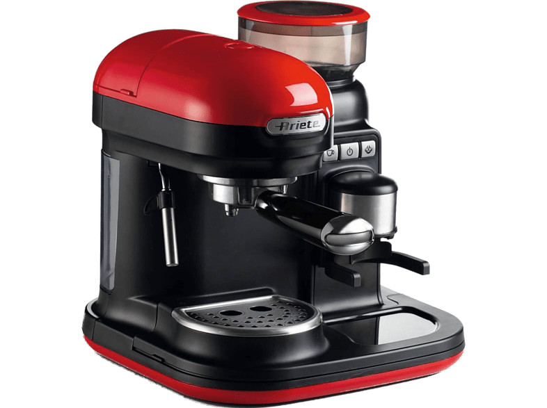 Μηχανή Espresso Moderna Red Με Μύλο Άλεσης Ariete