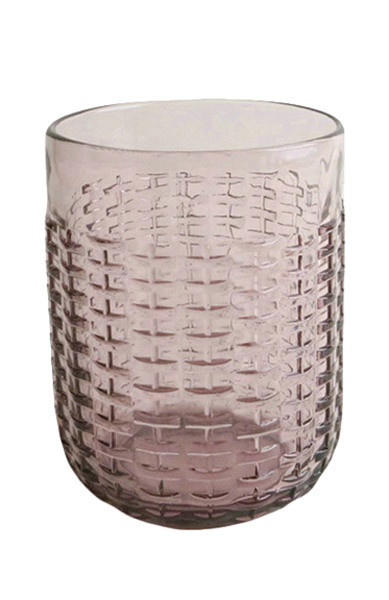 Ποτήρι Νερού-Αναψυκτικού Σετ 6τμχ. Rattan Purple 350ml Marva Home