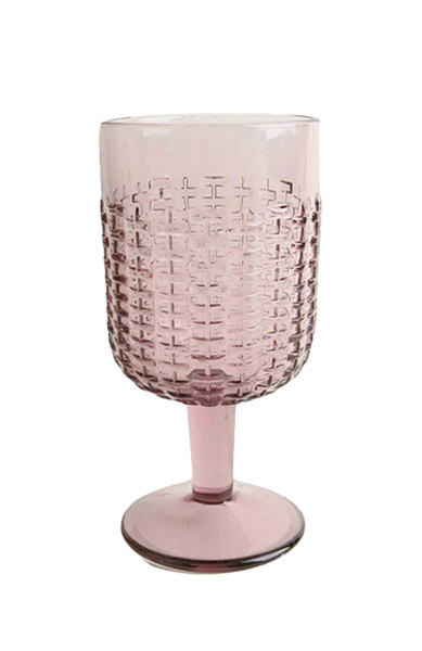 Ποτήρι Κρασιού Σετ 6τμχ. Rattan Purple 250ml Marva Home