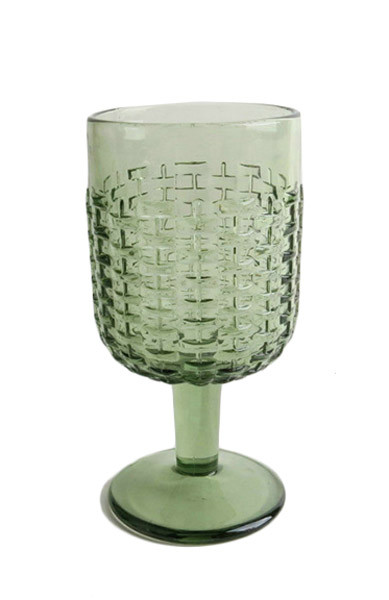 Ποτήρι Κρασιού Σετ 6τμχ. Rattan Green 250ml Marva Home