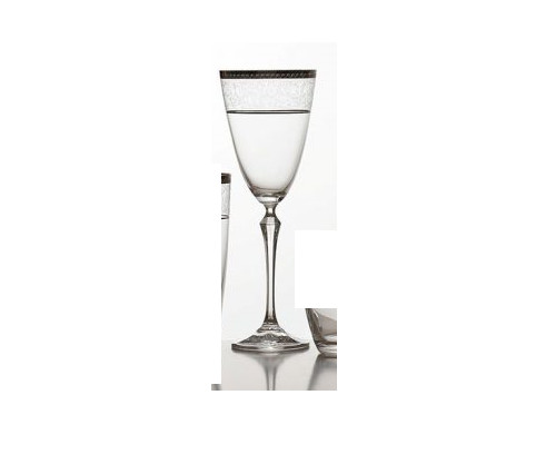 Ποτήρι νερού Κρυστάλλινο Bohemia 250ml Σετ 6Τμχ Elisabeth Platin