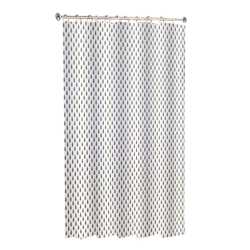 Κουρτίνα Μπάνιου Drops Υφασμάτινη 180x180cm