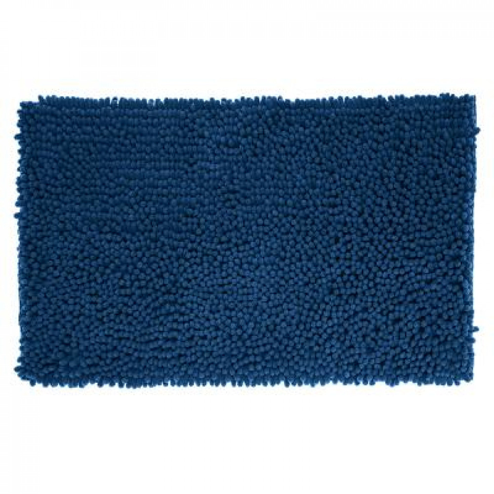 Πατάκι Μπάνιου Chenille Maxi 50x80cm Dark Blue Marva Home