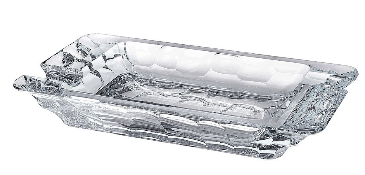 BOHEMIA Bohemia Σταχτοδοχείο Κρυστάλλινο Για Πούρα Marble 22cm