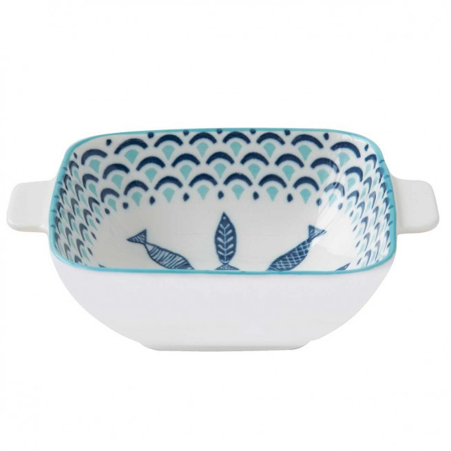 Μπολ Πορσελάνης Σερβιρίσματος Sea Shore Blue 15cm R2S