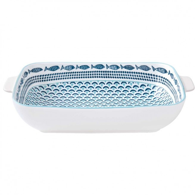 Μπολ Πορσελάνης Σερβιρίσματος Sea Shore Blue 27cm R2S
