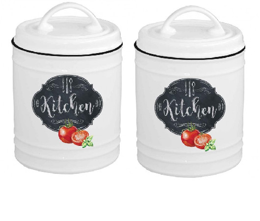 Δοχεία Σετ Καφέ -Ζάχαρη Πορσελάνης KbKitchen 15cm