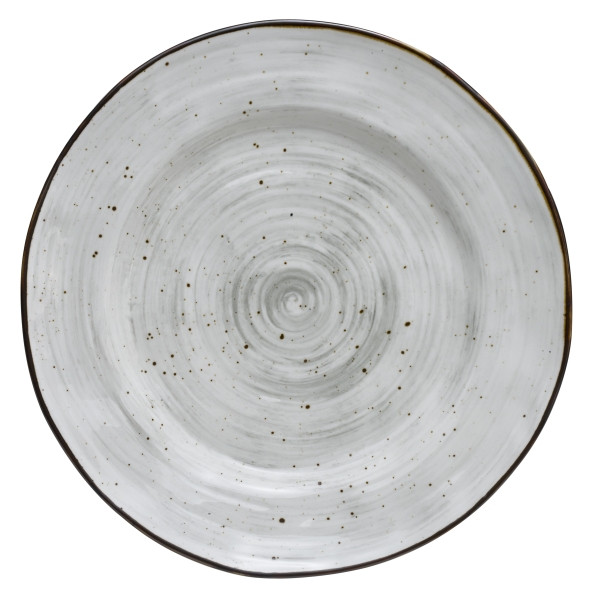 Πιατέλα Στρογγυλή 30cm New Bone China Country Grey