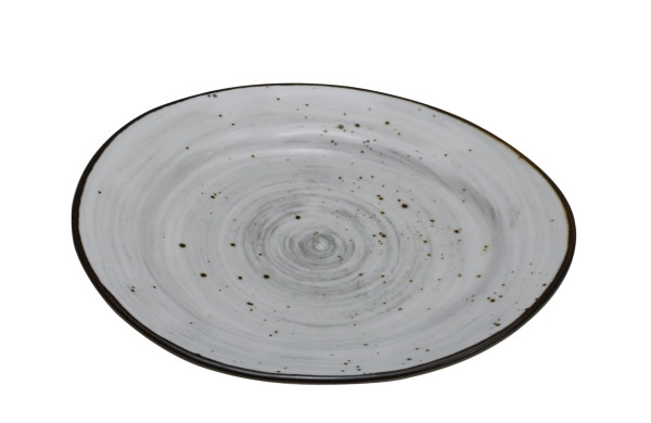Πιάτο Φρούτου Σετ 6τμχ. New Bone China Country Grey