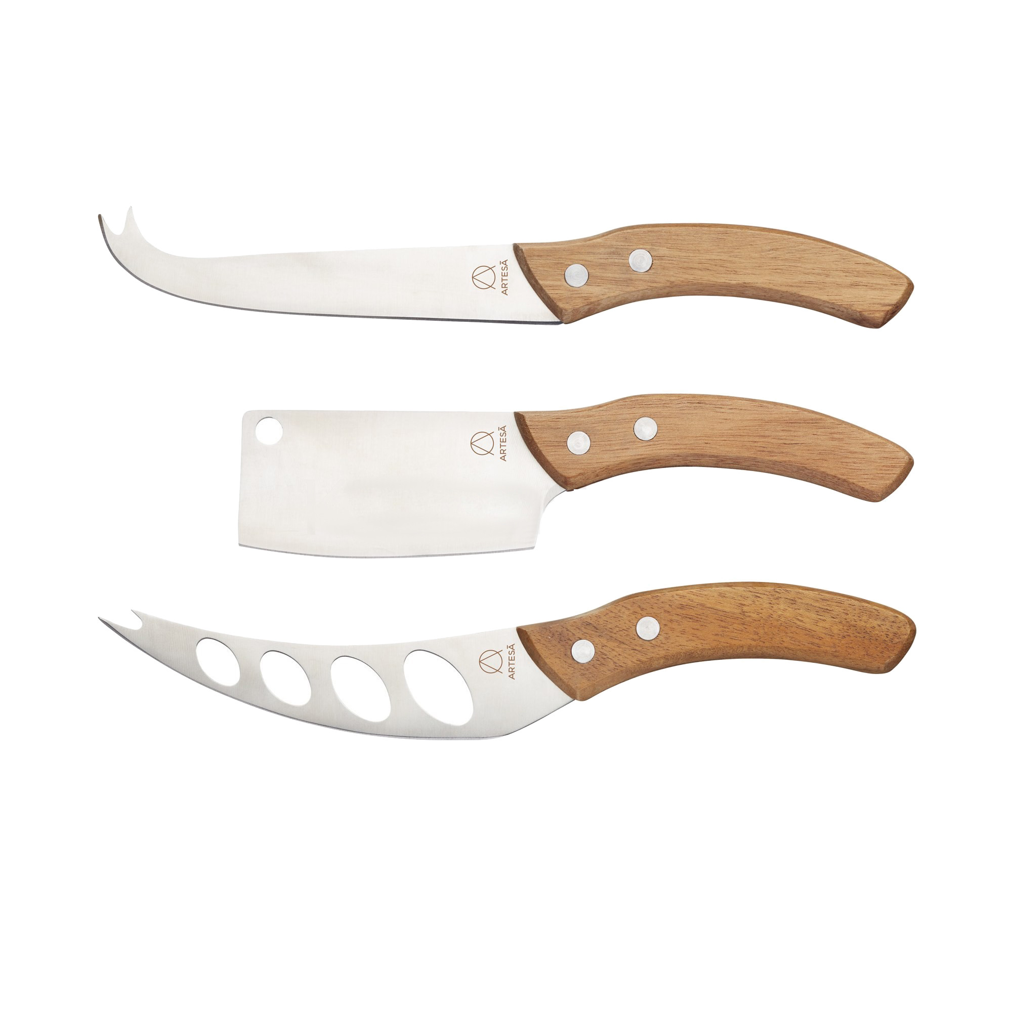 Σετ Μαχαίρια Τυριών 3τμχ. Artesa By Kitchencraft