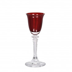 Ποτήρι Λικέρ Σετ 6 Τμχ Κρυστάλλινο Bohemia 250ml Kleopatra Κόκκινο