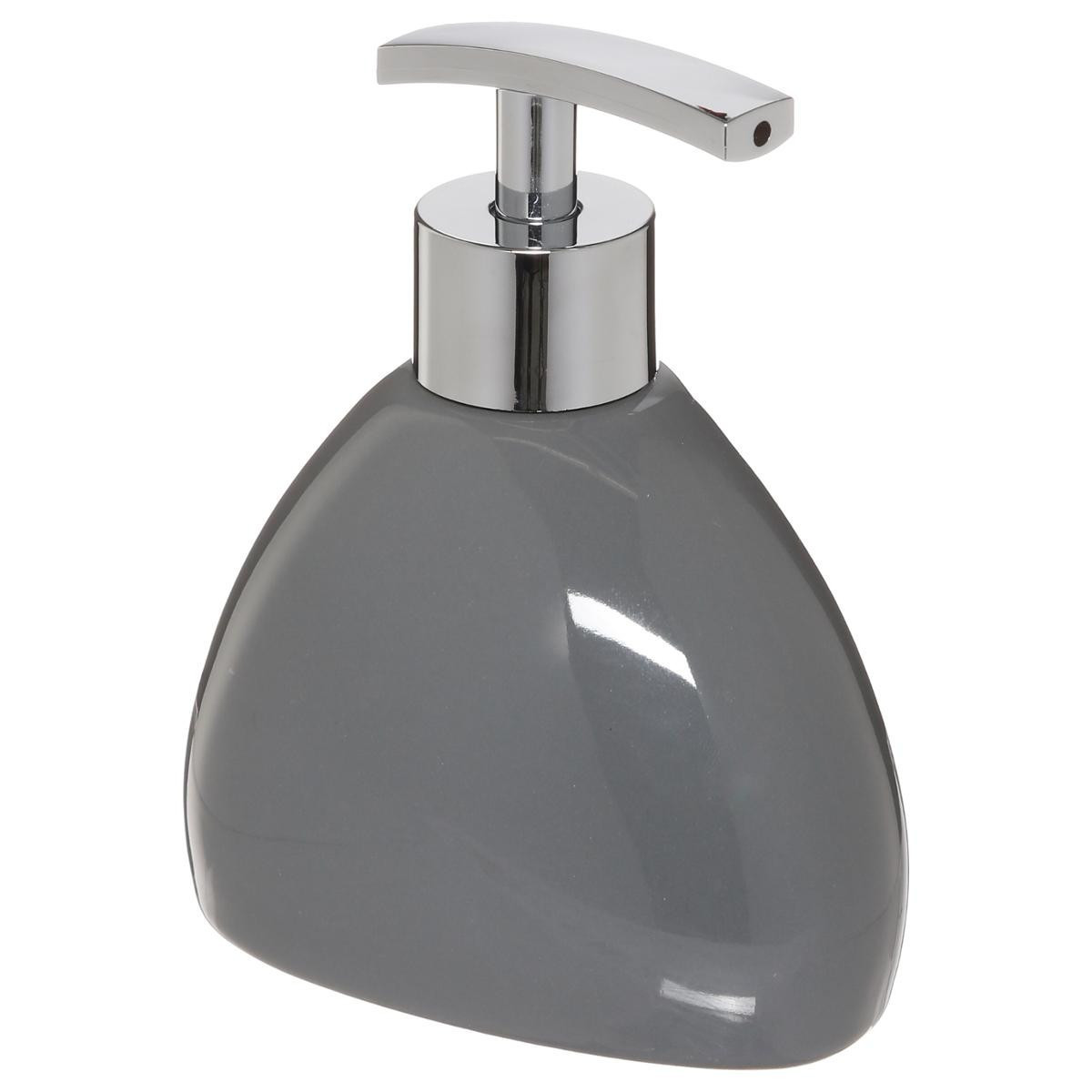Dispencer Θήκη Για Κρεμοσάπουνο Κεραμικό Βότσαλο Grey 5five