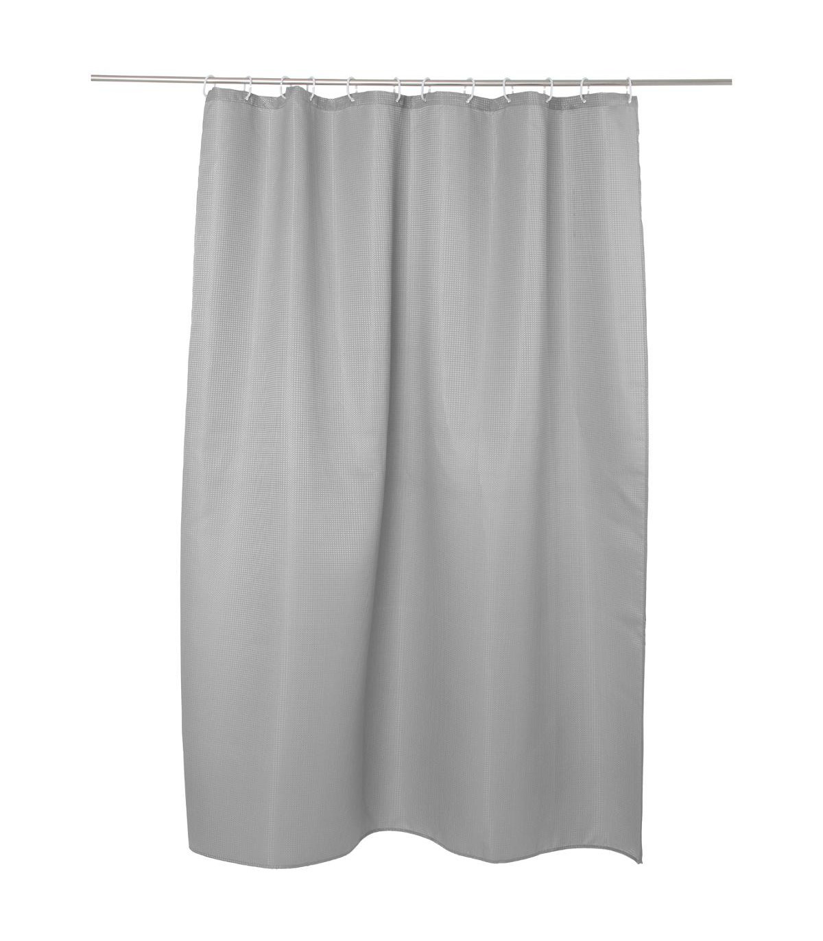 Κουρτίνα Μπάνιου Υφασμάτινη Comb 180x200cm Grey 5five