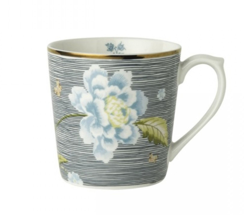 LAURA ASHLEY Laura Ashley Κούπα Midnight Pinstripe Fine Bone China 220ml Heritage