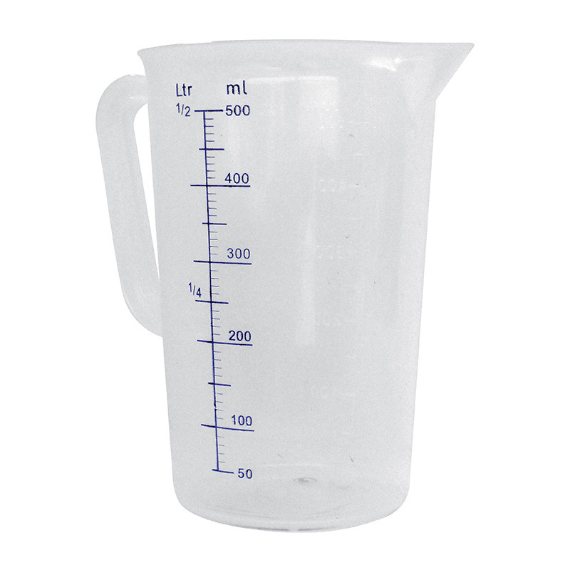 Κανάτα Μεζούρα Πλαστική 500ml Hendi